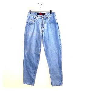 VNTG LEVIS high waisted stone wash jeans 32 in W